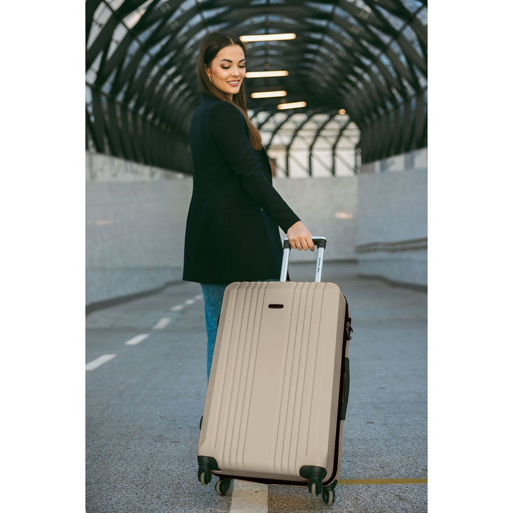 Wings Kestrel 3-Piece Hard Shell Suitcase Set – Champagne - photo 4