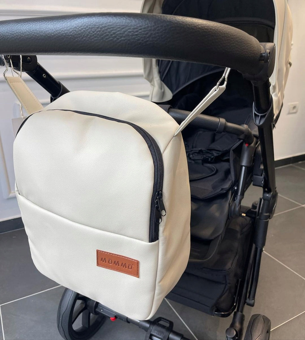 MOMMO Deluxe 3-in-1 Stroller – Beige – image 12