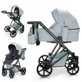 MOMMO Royal 3-in-1 Stroller – Grey – image 1