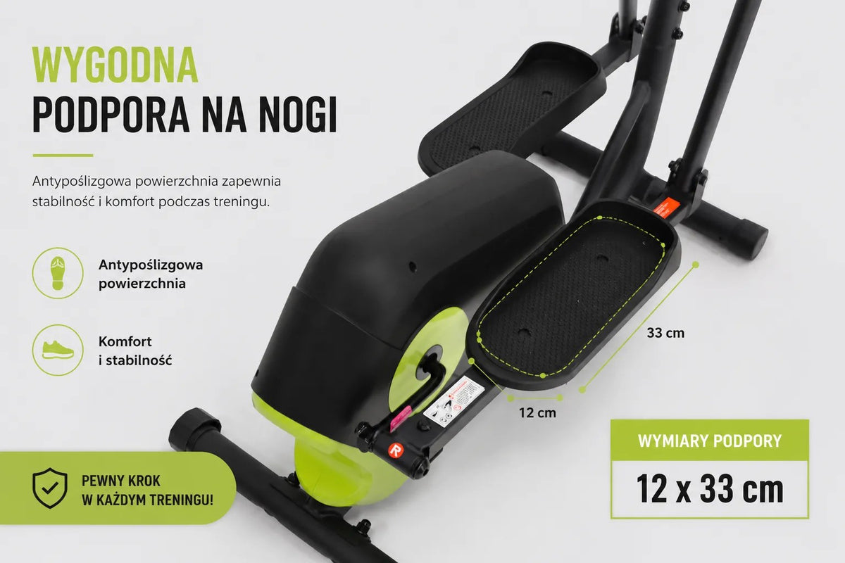 Kunert Magnetic elliptical trainer MOTION – black-yellow - photo 8