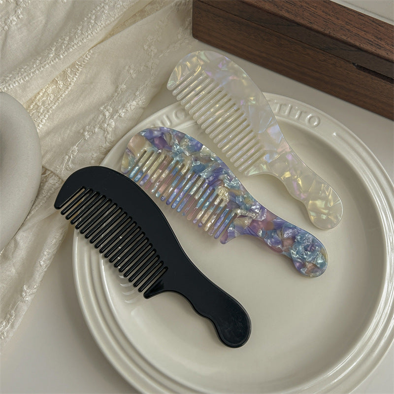 Wide-Tooth Acetate Styling Comb