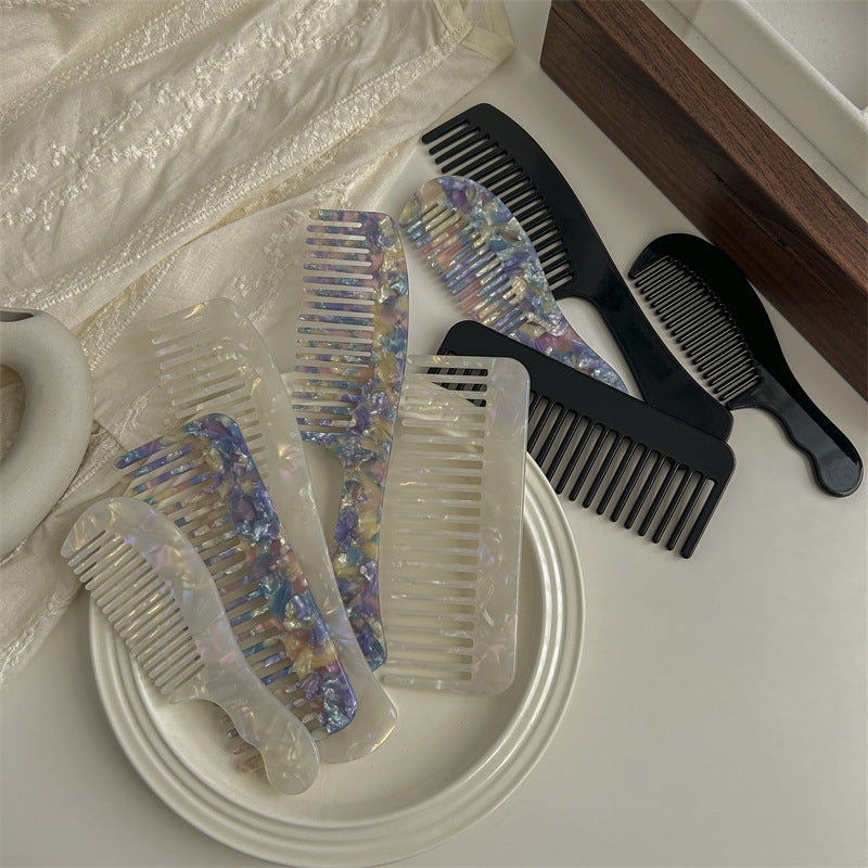 Wide-Tooth Acetate Styling Comb