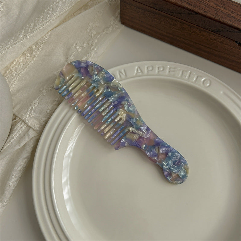 Wide-Tooth Acetate Styling Comb