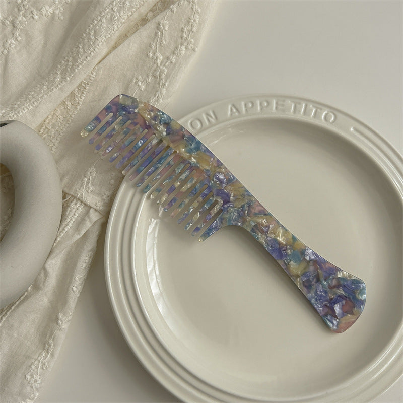 Wide-Tooth Acetate Styling Comb