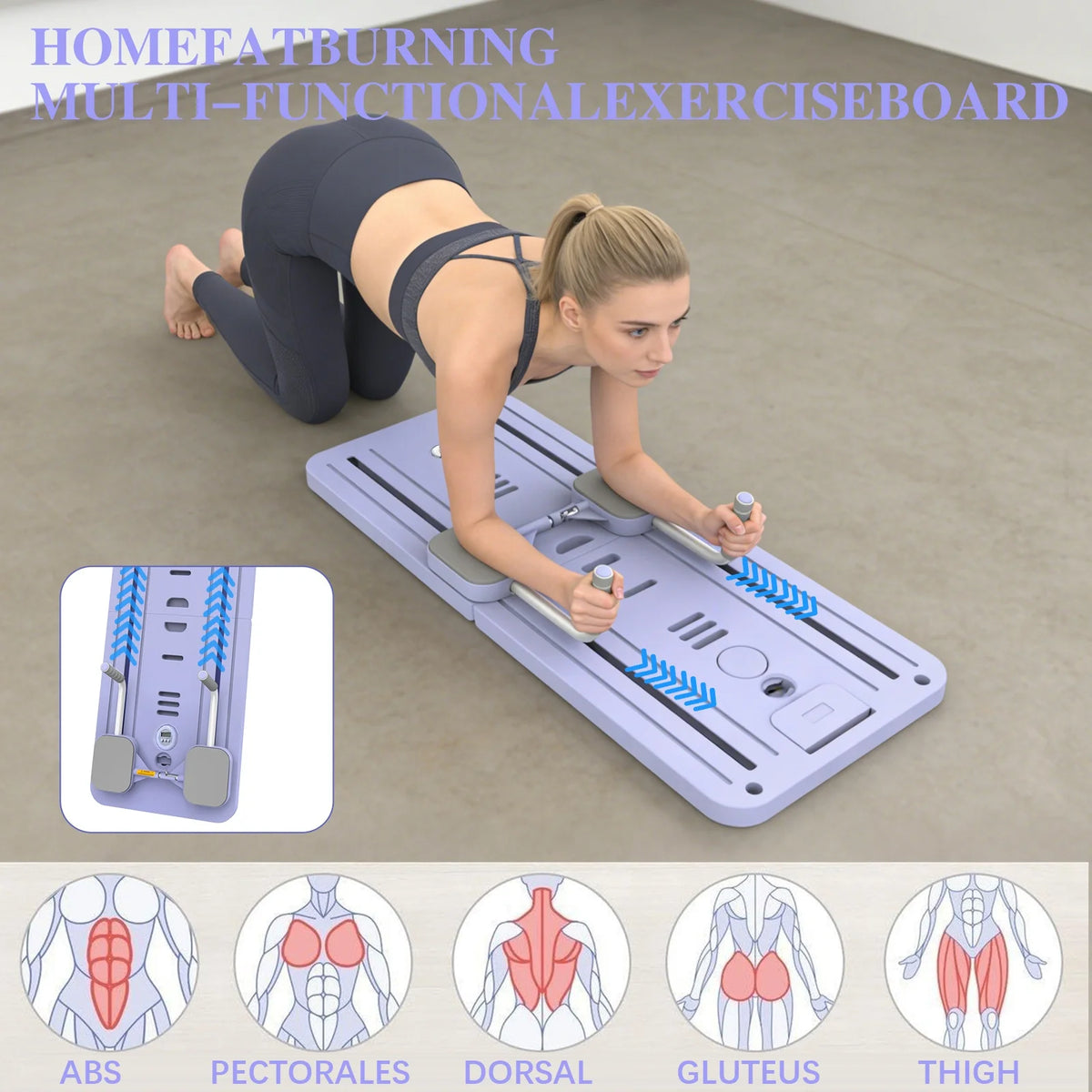 Portable Push-Up Board | Full-Body Home Workout System