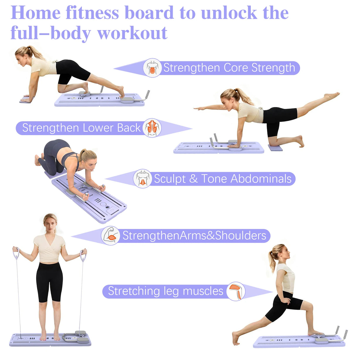 Portable Push-Up Board | Full-Body Home Workout System