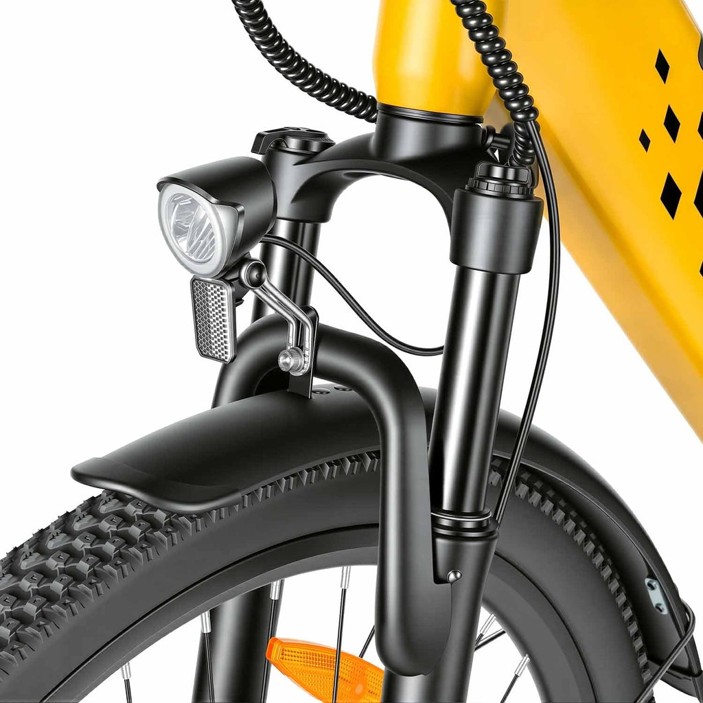 Bikfun AMAK00053 Women's Electric Bike 26" – Yellow - photo 2