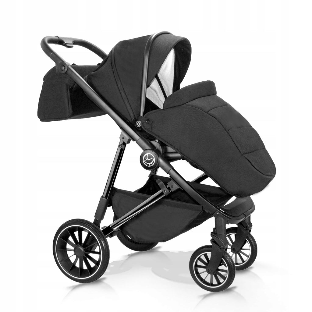 Milukids Tibi 3-in-1 Stroller – Black Electropolished – image 9