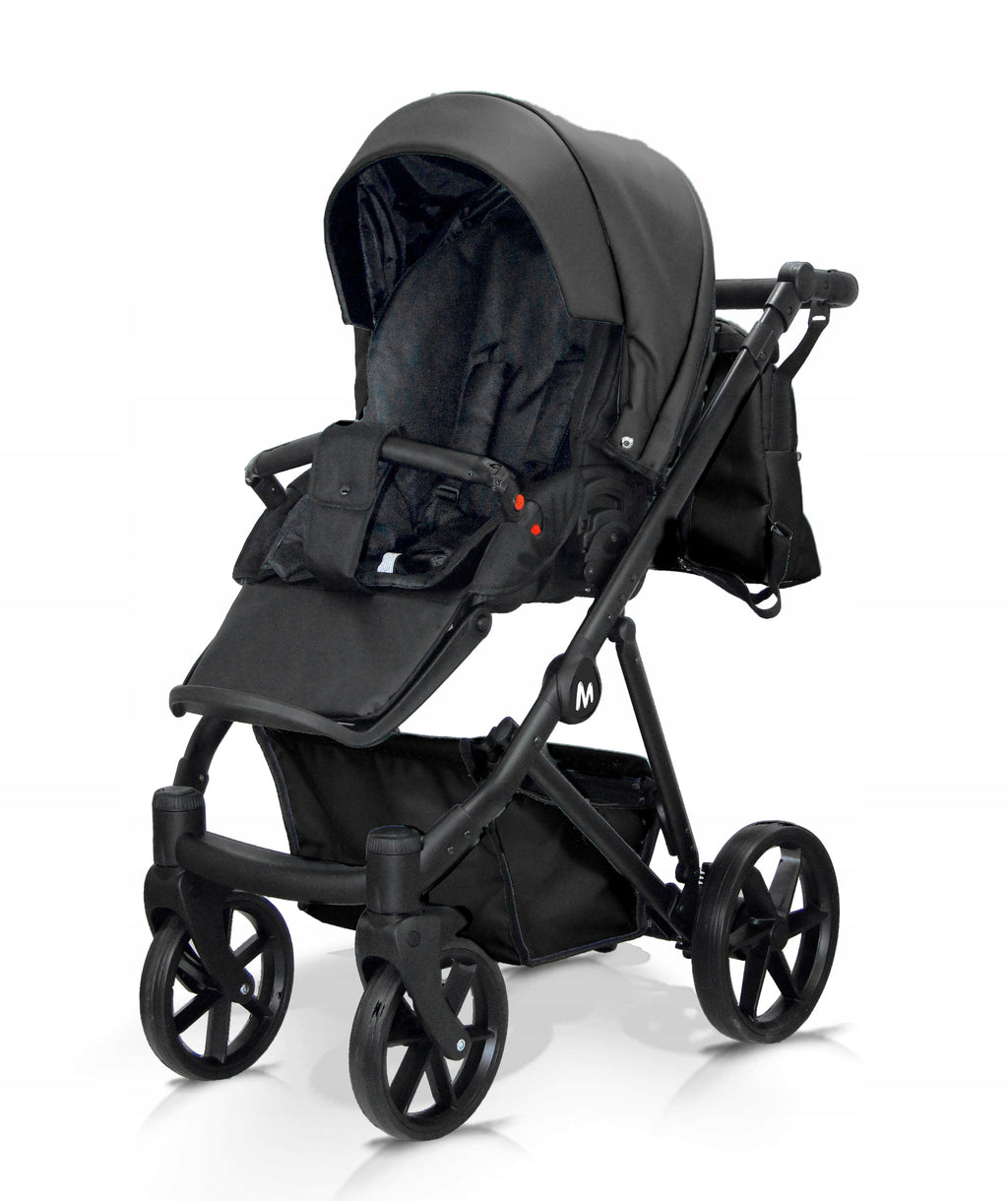 MOMMO Royal 2-in-1 Stroller – Black – image 14