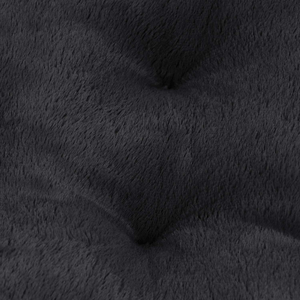 Domarex Ivy Plush Round Cushion 65 cm – Dark Grey - photo 3
