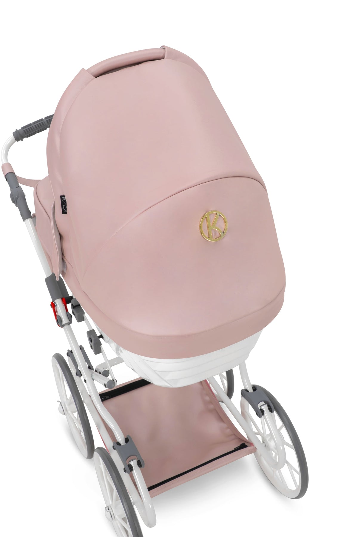 Kunert Rossie Doll Pram – Pink Metalic Eco – image 1