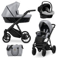 Kunert Ivento 3-in-1 Stroller – Eco Grey Metalic – image 1