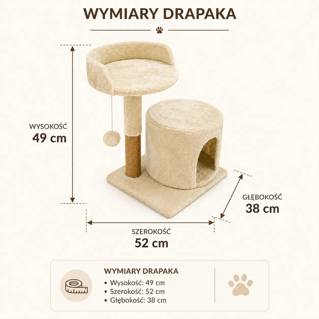 Kunert Cat tree Puffi with cave and bed - photo 9