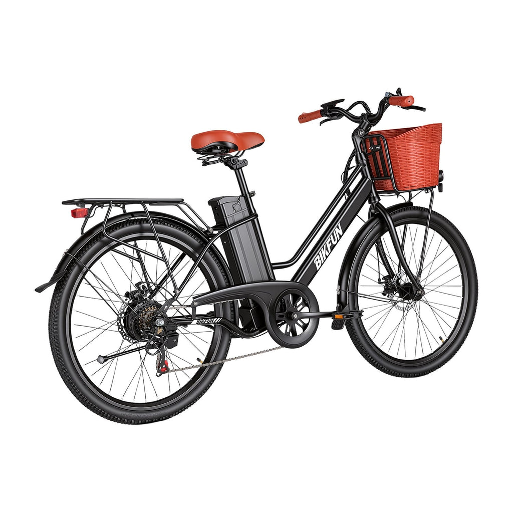 Bikfun AMAK00052 Women's Electric Bike 26" – Black - photo 14