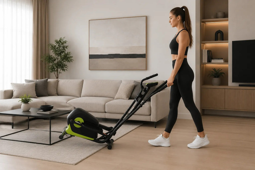 Kunert Magnetic elliptical trainer MOTION – black-yellow - photo 7