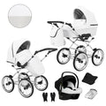 Kunert Romantic 3-in-1 Stroller – White Eco – image 1