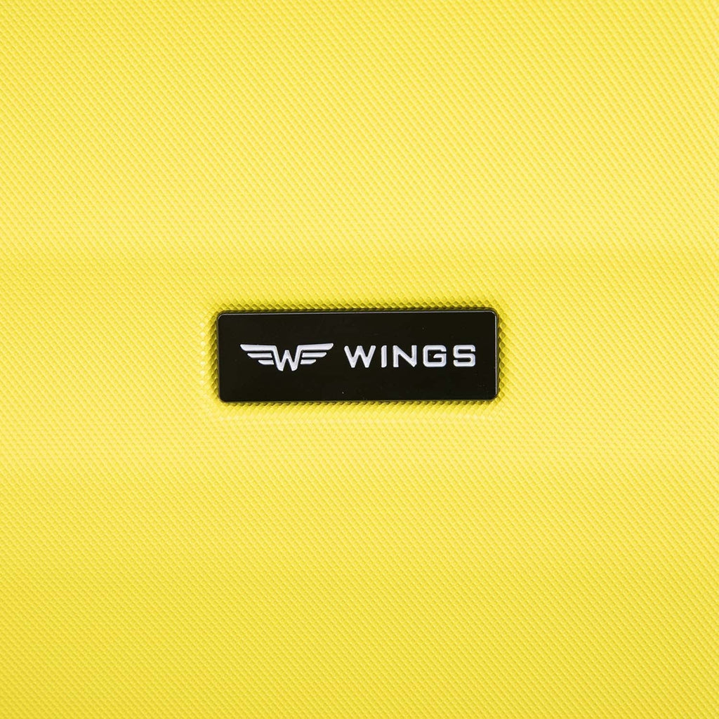 Wings Vulture 3-Piece Hard Shell Suitcase Set – Yellow - photo 3