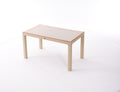 Kunert Garden table Calma, rattan look – cappuccino