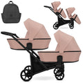 Kunert Brav Duo 2-in-1 Twin Stroller – Pink – image 1