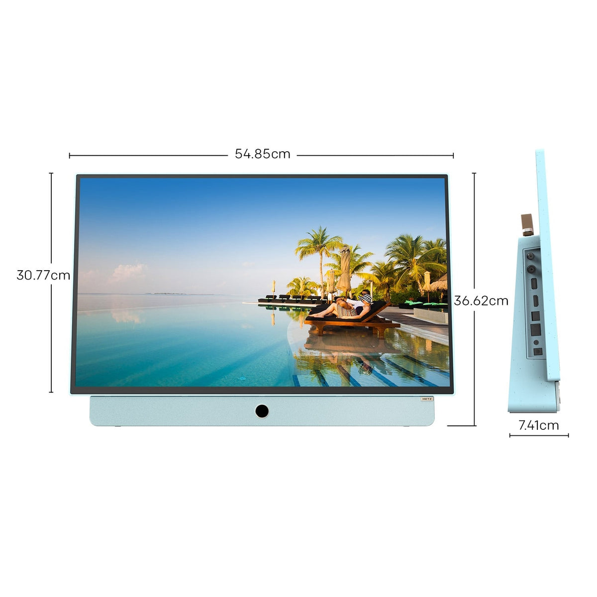 Metz 24MPE7000 24" Portable Full HD TV with Google TV – Blue - photo 3