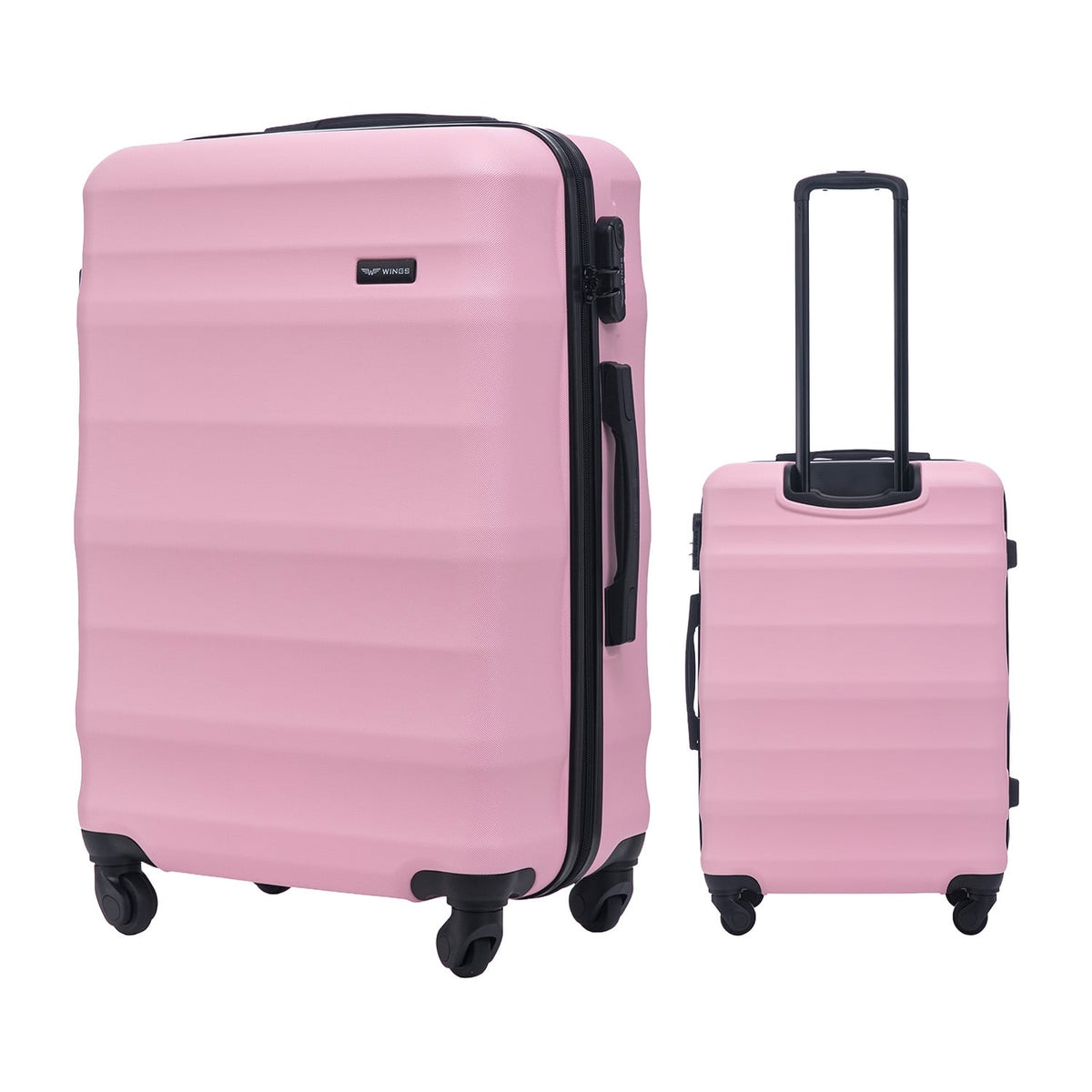 Wings Vulture 3-Piece Hard Shell Suitcase Set – Pink - photo 2