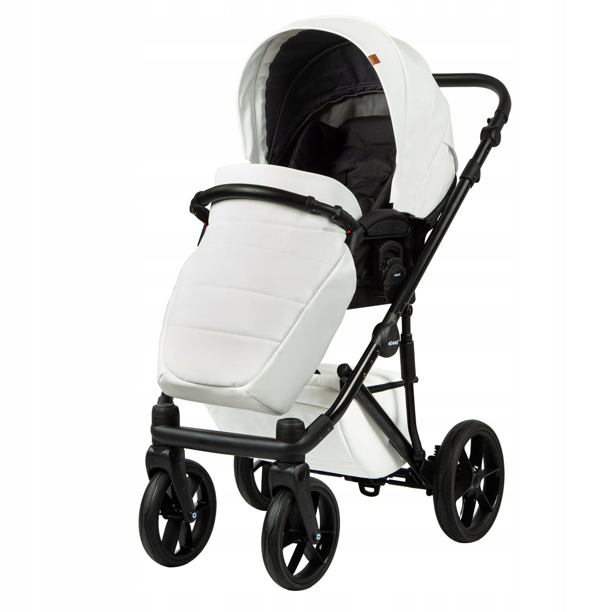 MOMMO Deluxe 3-in-1 Stroller – White – image 6