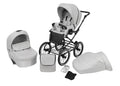 Kunert Romantic 2-in-1 Stroller – Ash Grey Eco – image 1