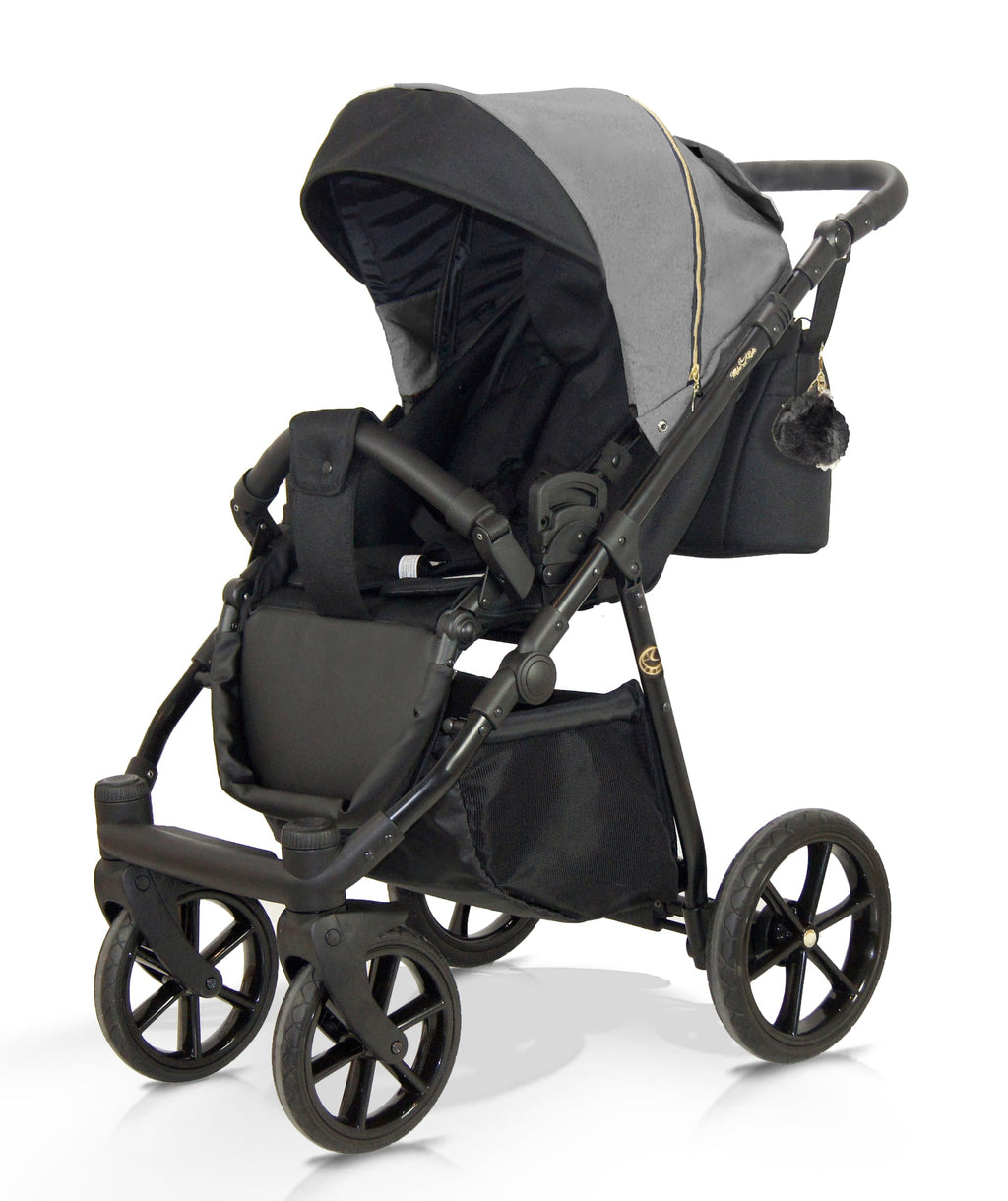 Wózek dziecięcy Milukids Risso 3w1 - RIS-11 (złoty stelaż)