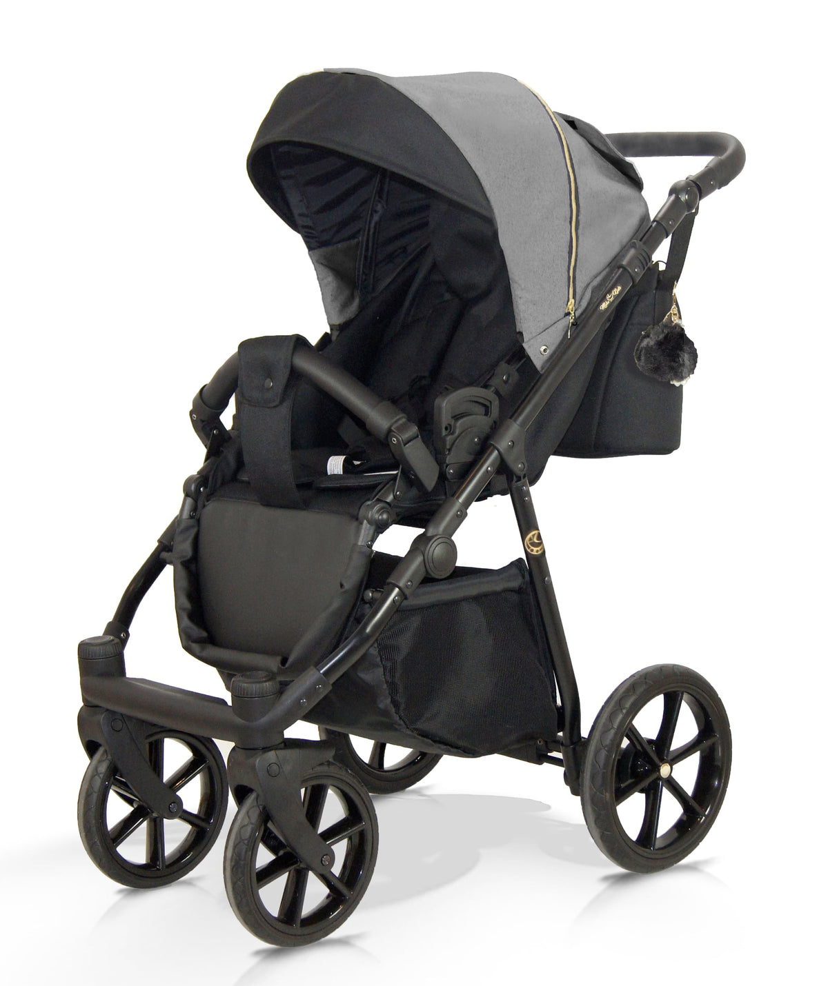 Wózek dziecięcy Milukids Risso 3w1 - RIS-11 (złoty stelaż)