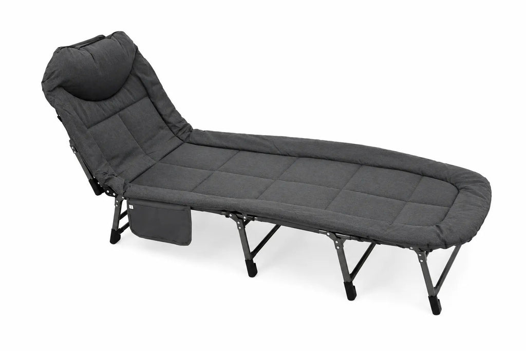 Kunert Folding camp bed Delta with pillow – black - photo 10