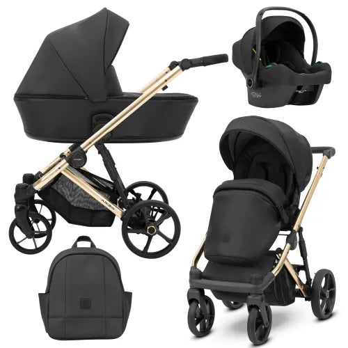 Kunert Arizo Premium 3-in-1 Stroller – Black – image 2