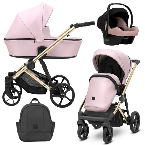 Kunert Arizo Premium 3-in-1 Stroller – Pink – image 2