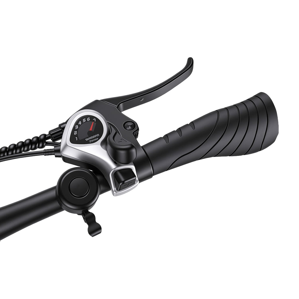 Ancheer Electric Mountain Bike 27.5" – Black / Blue - photo 7