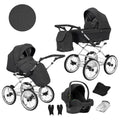 Kunert Romantic 3-in-1 Stroller – Anthracite – image 1