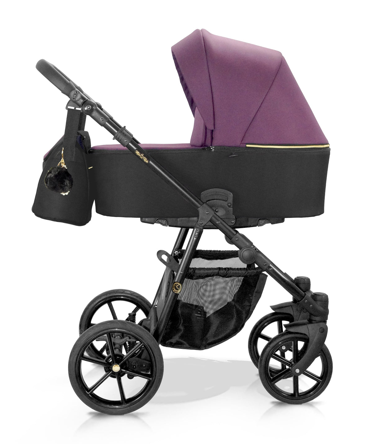 Wózek dziecięcy Milukids Risso 3w1 - RIS-16 (złoty stelaż)