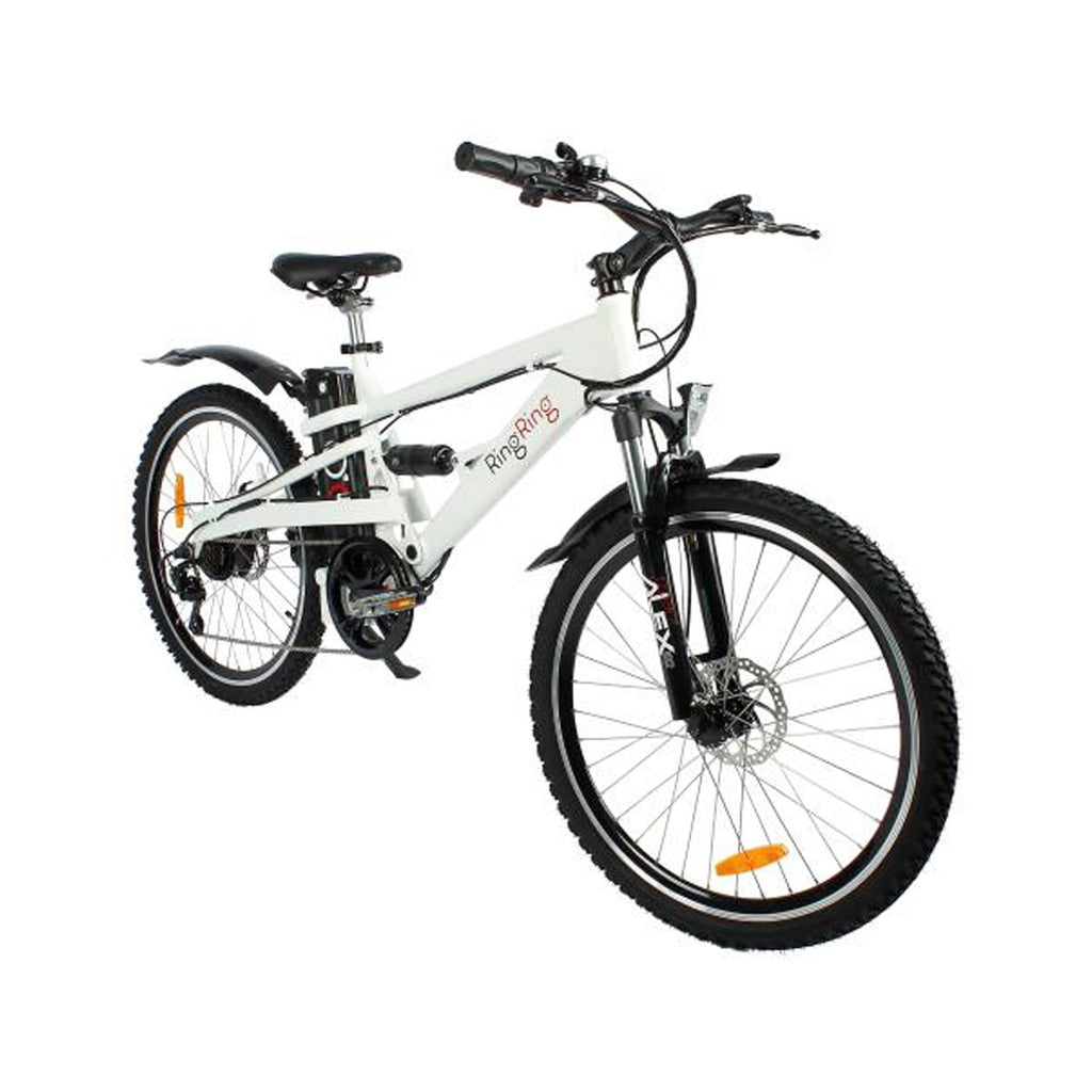 Jobo Ring Ring JB-TDE05Z Electric Mountain Bike 17" – White - photo 5