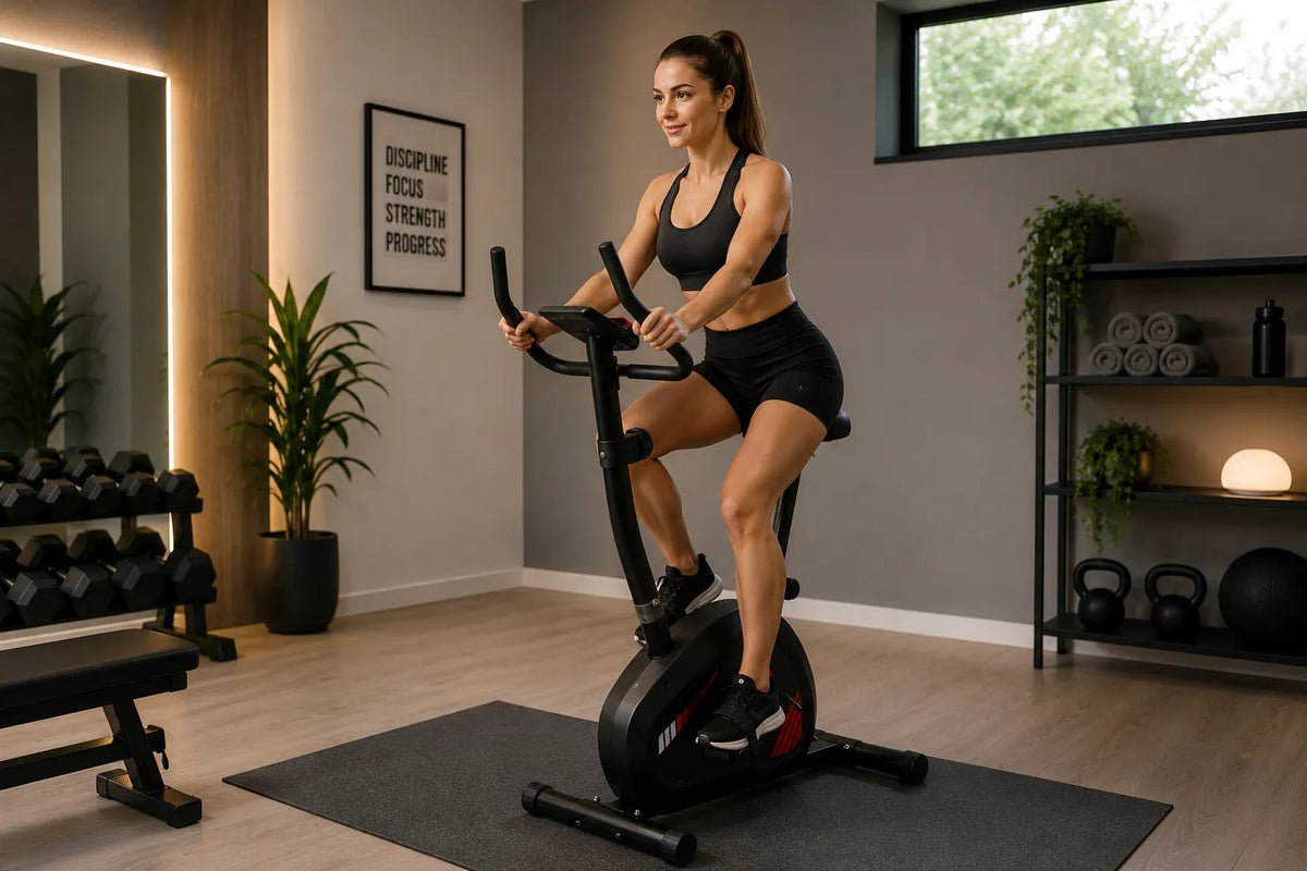 Kunert Foldable magnetic exercise bike BOOST – black - photo 2