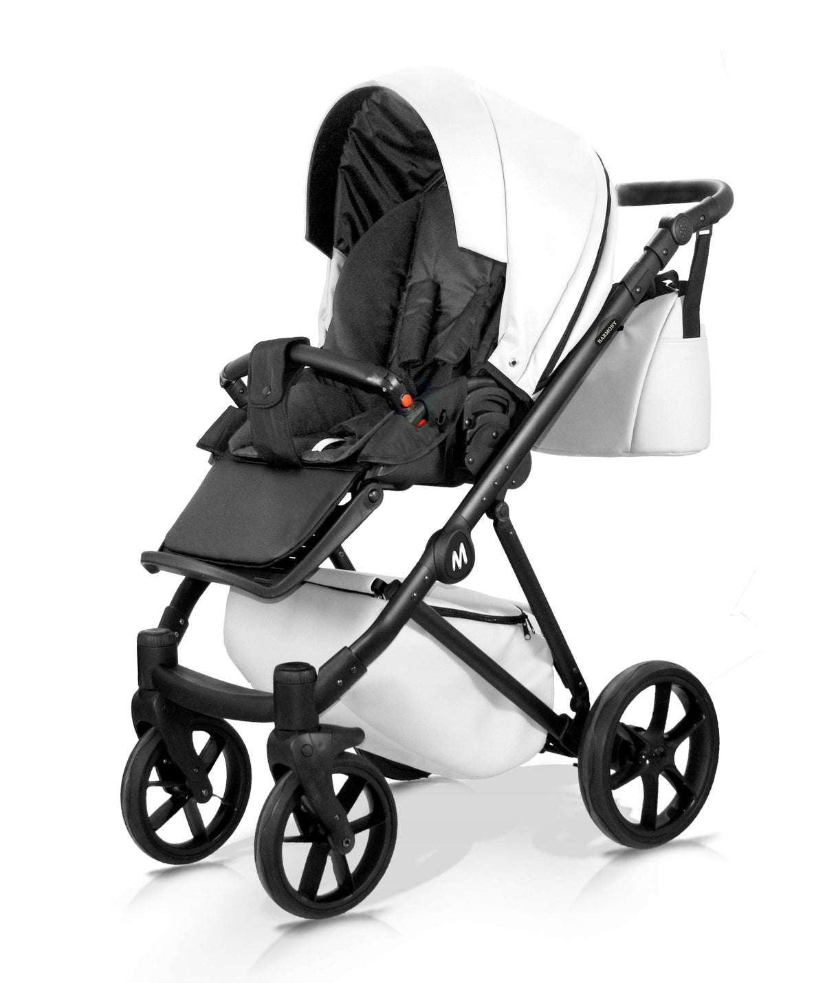 MOMMO Harmony 3-in-1 Stroller – White – image 10