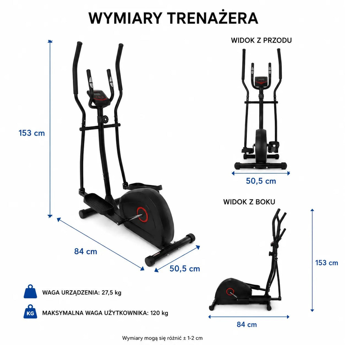 Kunert Magnetic elliptical trainer ELYXION – black-white - photo 6