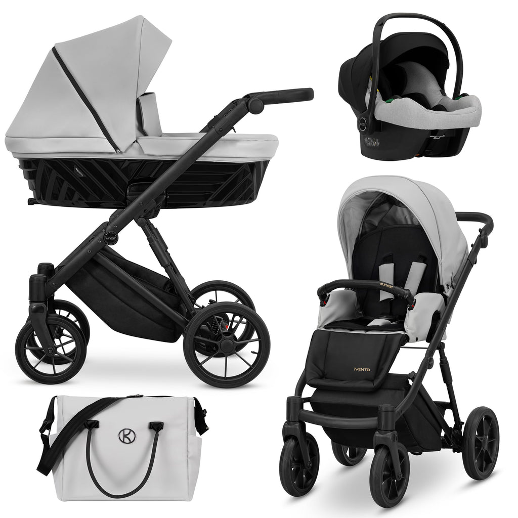 Kunert Ivento 3-in-1 Stroller – Dove Grey – image 1