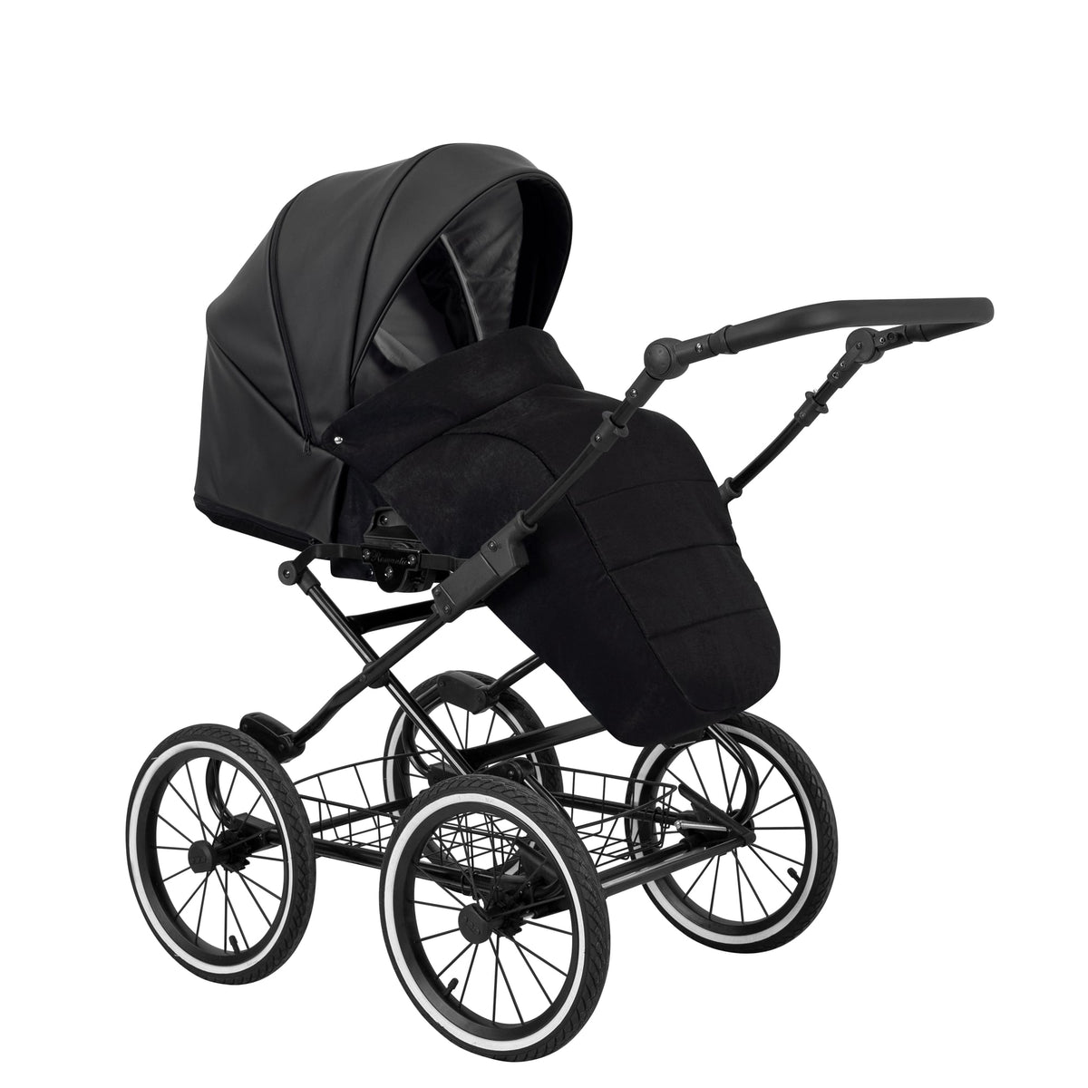 Kunert Romantic 2-in-1 Stroller – Black Eco – image 4