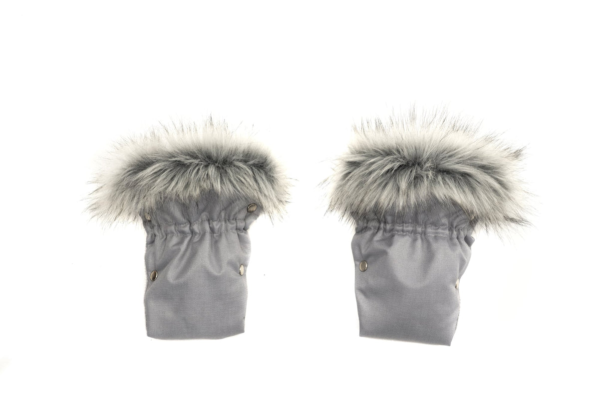 Kunert Stroller Handle Mittens – Grey – image 1