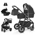 Milukids Tibi 3-in-1 Stroller – Black Electropolished – image 1