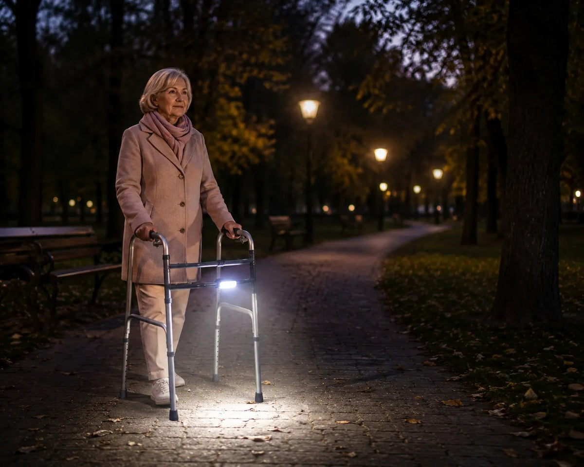 Kunert Walking frame Movere, aluminium, foldable, height-adjustable - photo 10