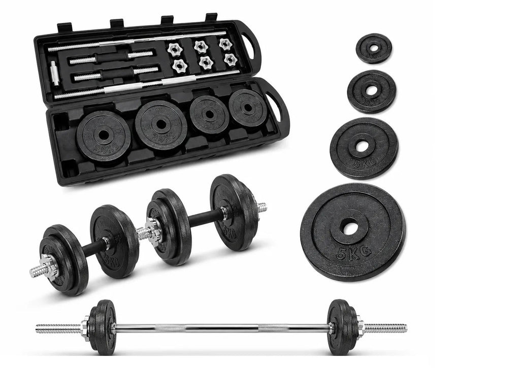 Kunert Dumbbell & barbell set ENDORFIN 50 kg with case