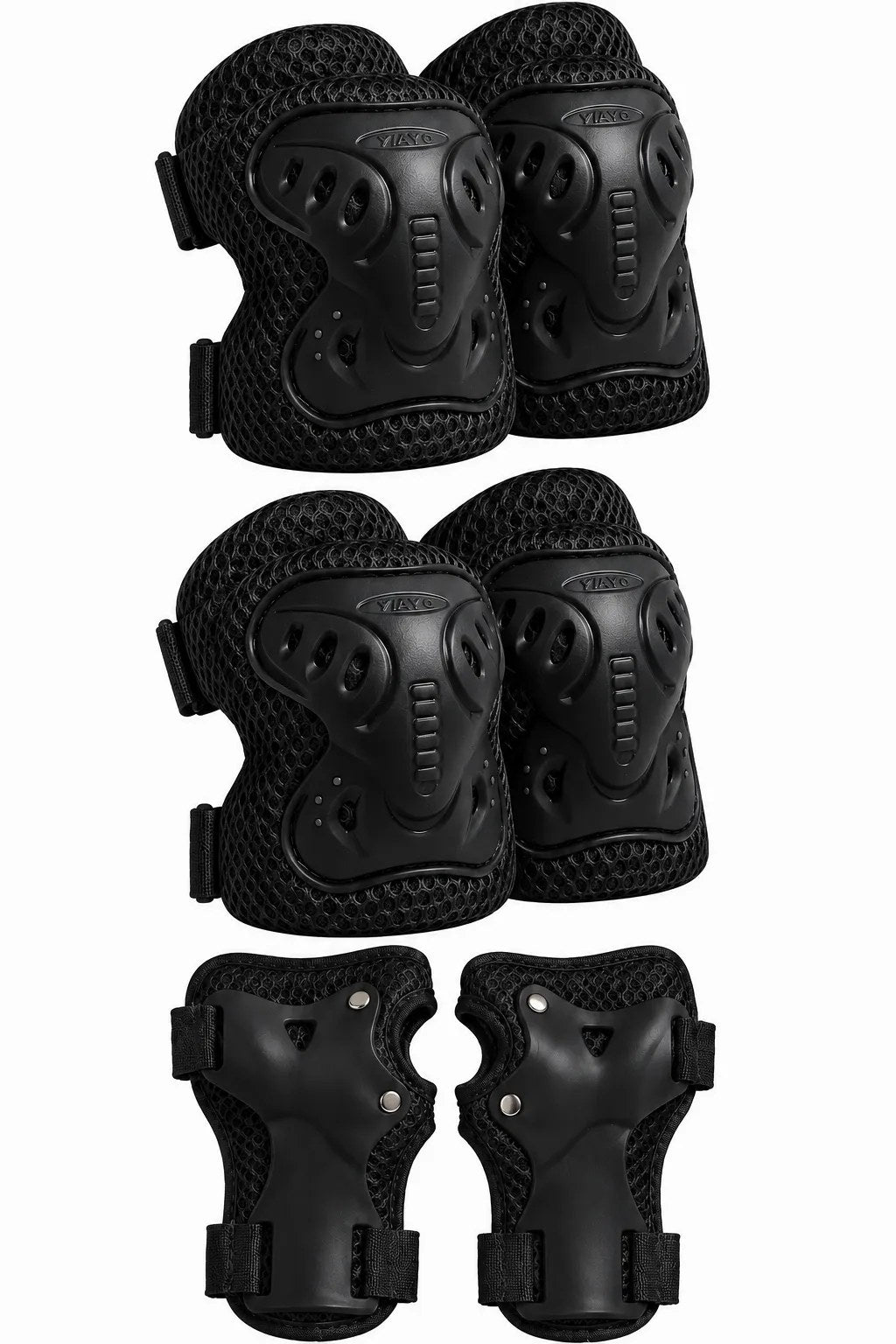 Kunert Kids protective gear set Kely 2, 6-piece: knee, elbow and wrist guards – black - photo 4