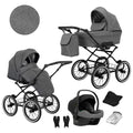 Kunert Romantic 3-in-1 Stroller – Grey – image 1