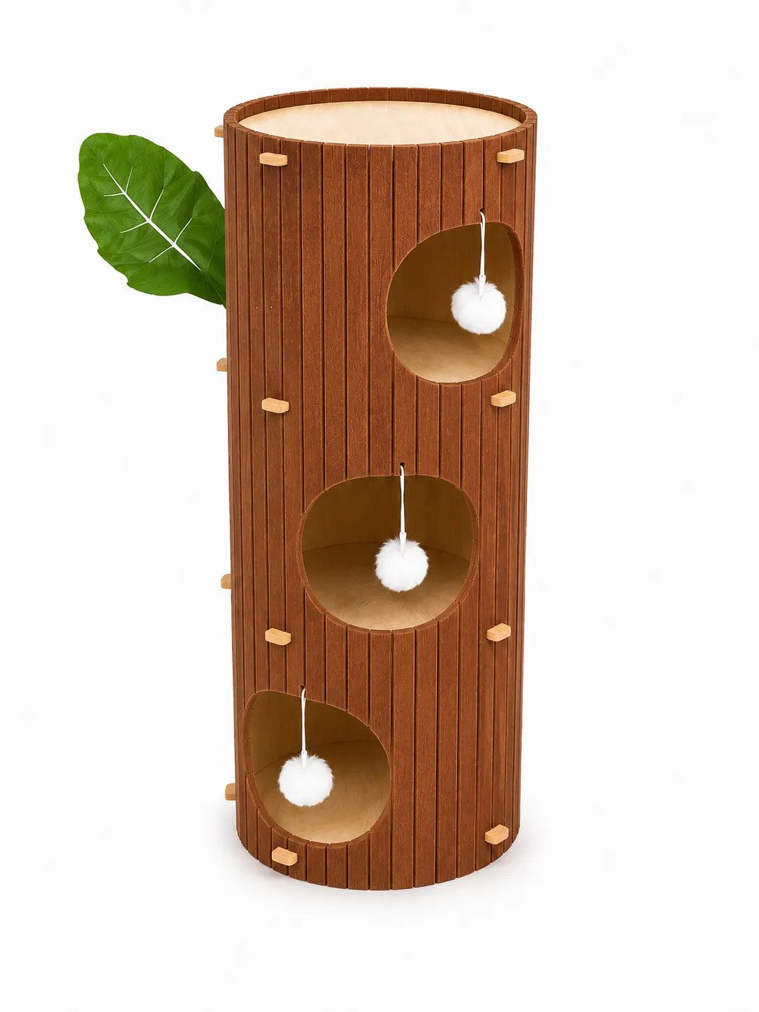 Kunert Cat scratching post Rocky tree trunk with 3 caves - photo 5
