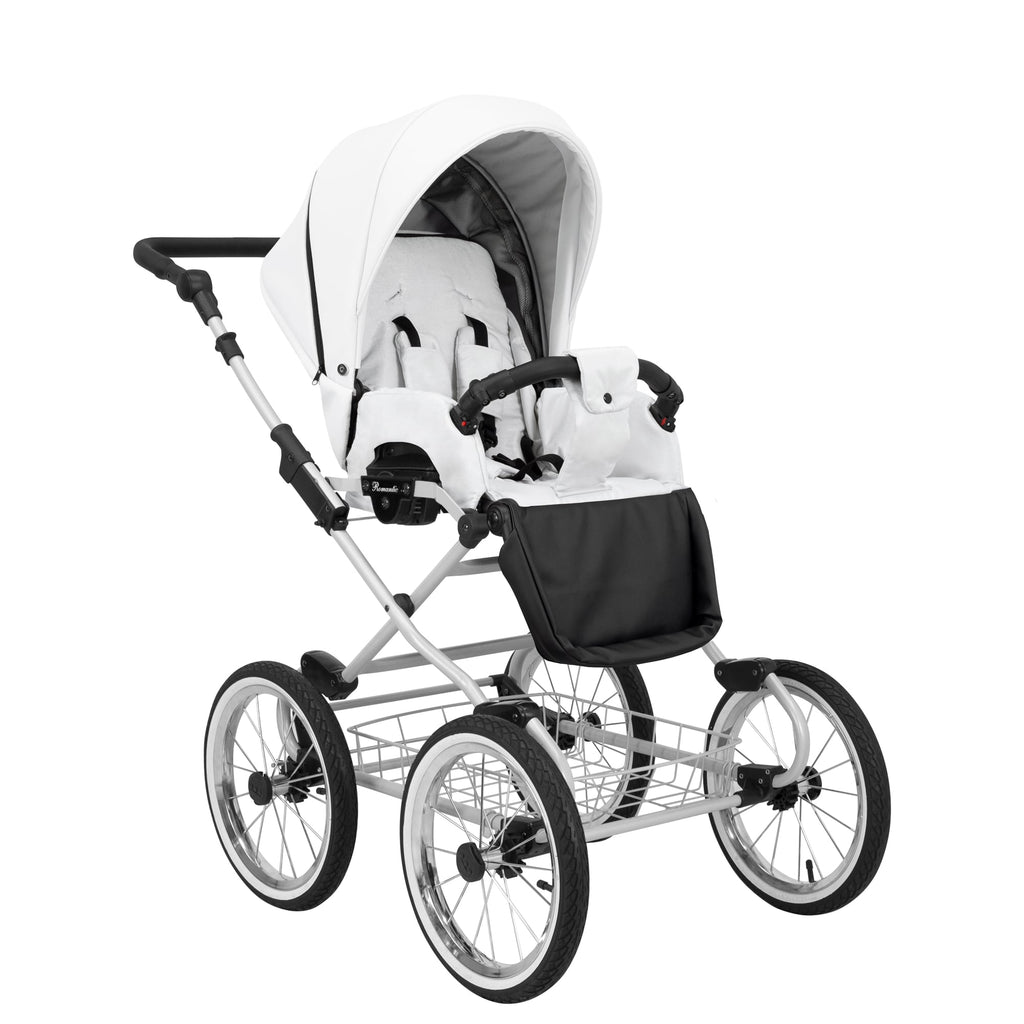Kunert Romantic 3-in-1 Stroller – White Eco – image 5