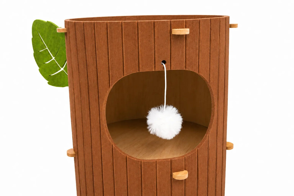 Kunert Cat scratching post Rocky tree trunk with 3 caves - photo 10